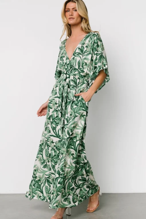 Byron Jumpsuit | Green Print | Baltic Born Cheap