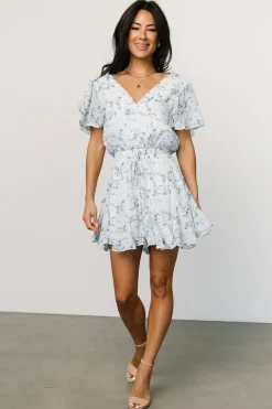 Candy Romper | Off White + Blue | Baltic Born Discount