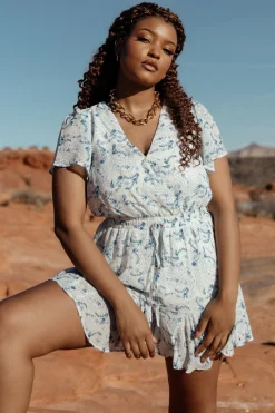 Candy Romper | Off White + Blue | Baltic Born Discount