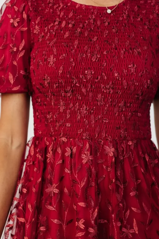 Cara Embroidered Midi Dress | | Baltic Born Cheap