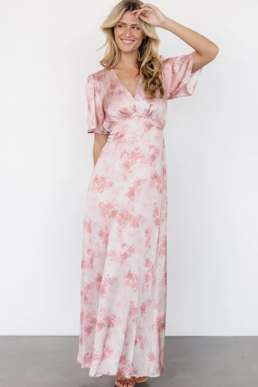 Carmen Maxi Dress | Blush Floral | Baltic Born Flash Sale