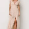 Caterina Tulle Maxi Dress | Nude Blush | Baltic Born Flash Sale