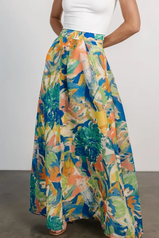 Cayman Maxi Skirt | Blue Multi | Baltic Born Best
