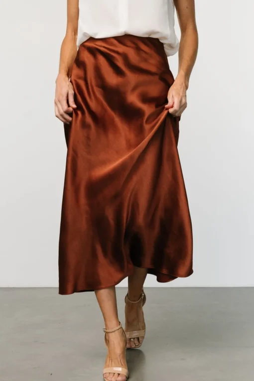 Celeste Satin Midi Skirt | | Baltic Born Best