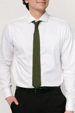 Classic Satin Tie | Juniper Green | Baltic Born Cheap