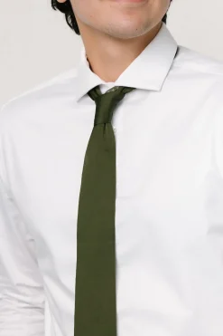 Classic Satin Tie | Juniper Green | Baltic Born Cheap