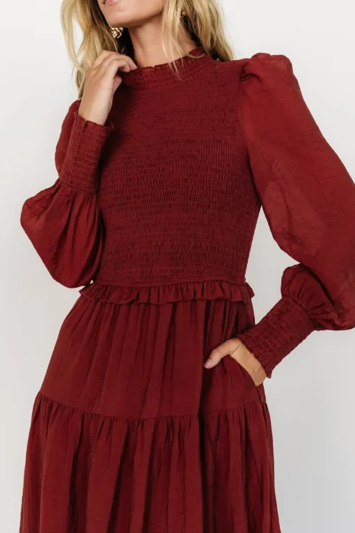 Daria Smocked Maxi Dress | | Baltic Born Flash Sale