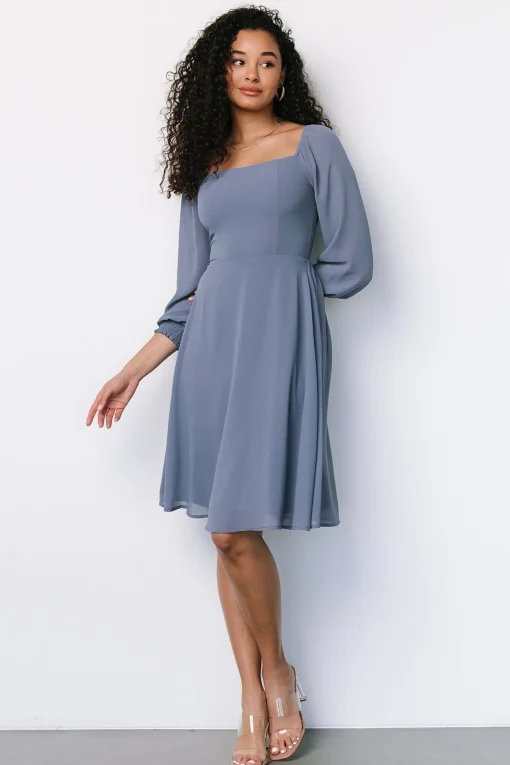 Elise Short Dress | Whisper Blue | Baltic Born Discount