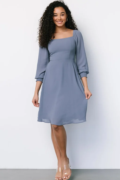 Elise Short Dress | Whisper Blue | Baltic Born Discount