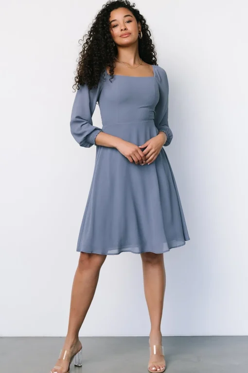 Elise Short Dress | Whisper Blue | Baltic Born Discount