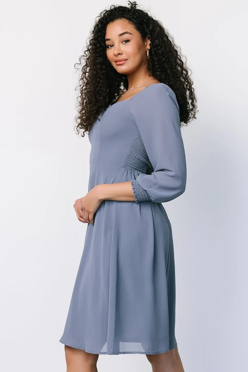 Elise Short Dress | Whisper Blue | Baltic Born Discount