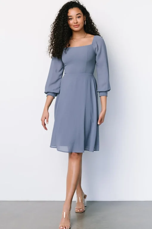 Elise Short Dress | Whisper Blue | Baltic Born Discount