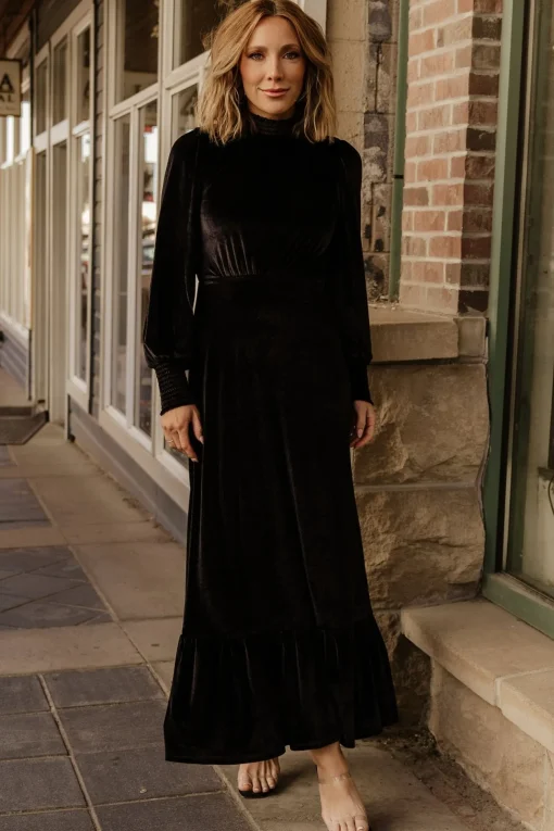 Elodie Velvet Maxi Dress | | Baltic Born Sale
