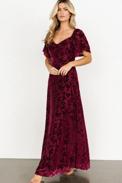 Everley Velvet Maxi Dress | | Baltic Born Best Sale