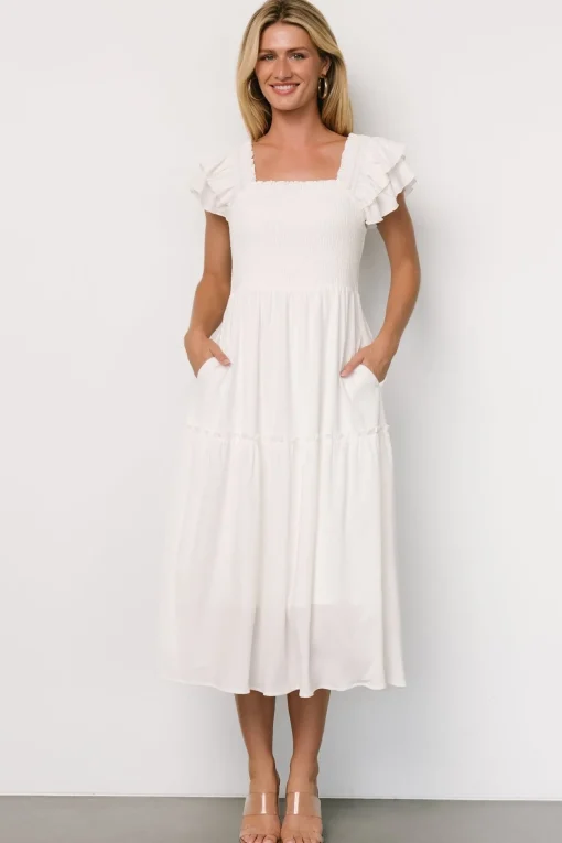 Jacie Smocked Midi Dress | | Baltic Born Outlet