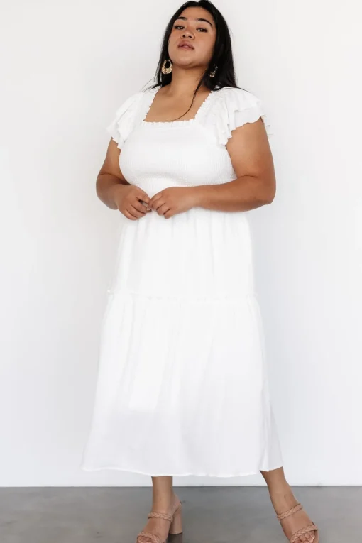 Jacie Smocked Midi Dress | | Baltic Born Outlet