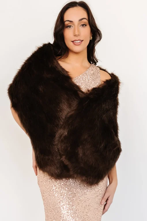 Jovie Faux Fur Shawl | | Baltic Born Fashion