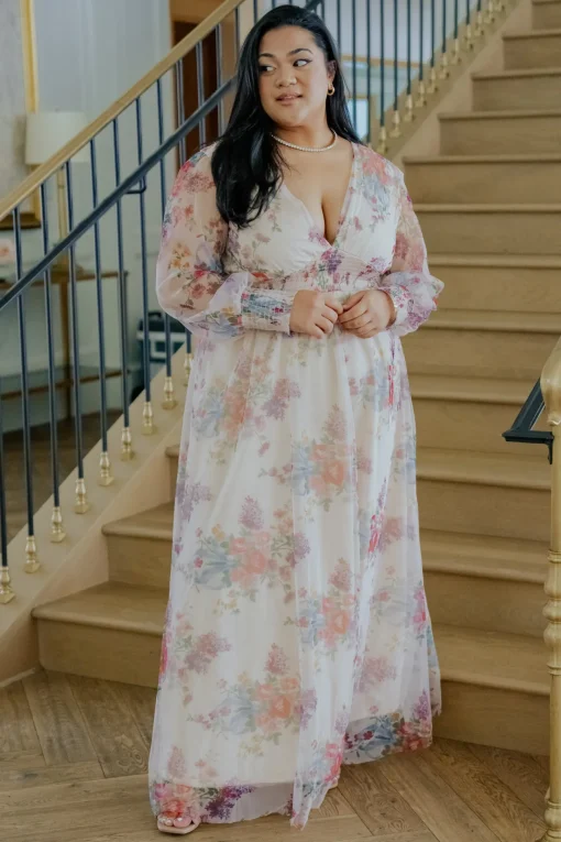 Layla Tulle Maxi Dress | Romantic Floral | Baltic Born Cheap
