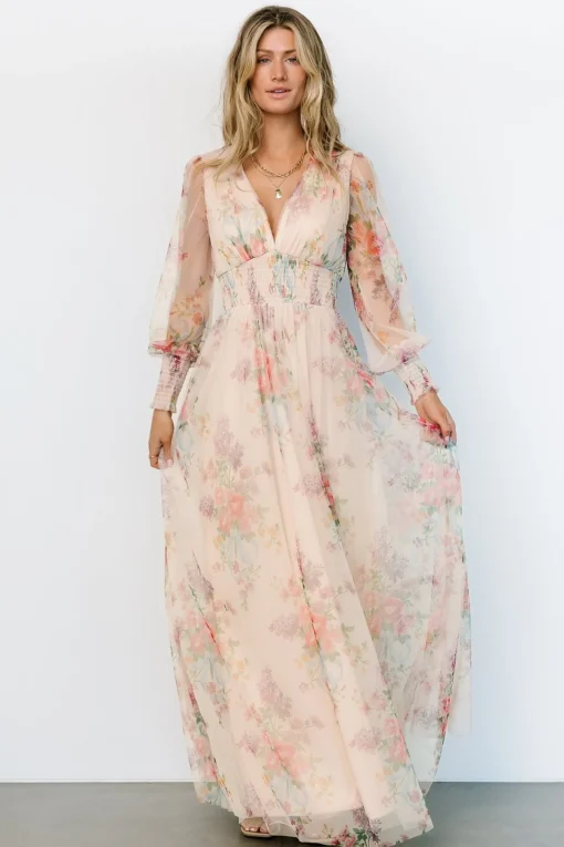 Layla Tulle Maxi Dress | Romantic Floral | Baltic Born Cheap