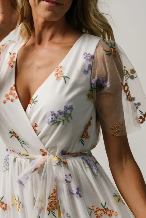 Marseille Embossed Maxi Dress | Meadow Floral | Baltic Born Cheap