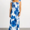 Mikaela Maxi Dress | Blue Floral | Baltic Born Discount