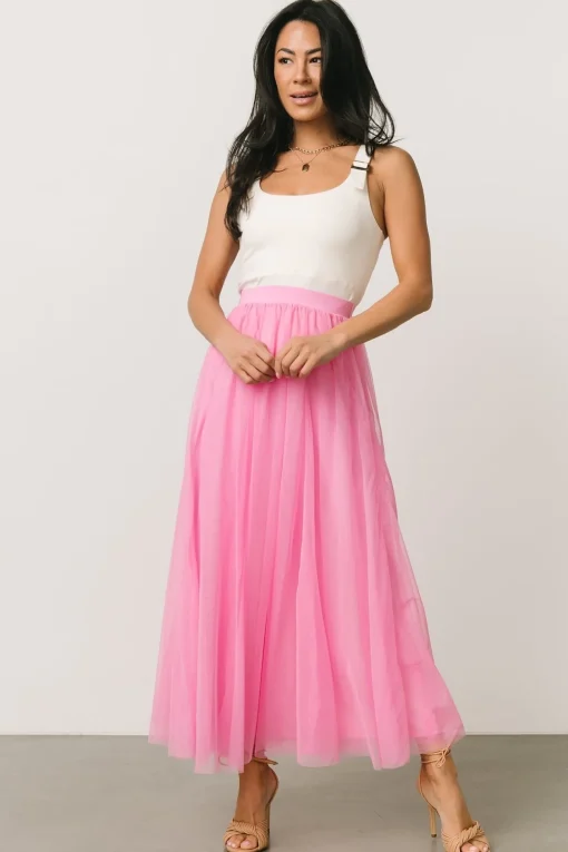 Mila Tulle Skirt | Taffy Pink | Baltic Born Shop