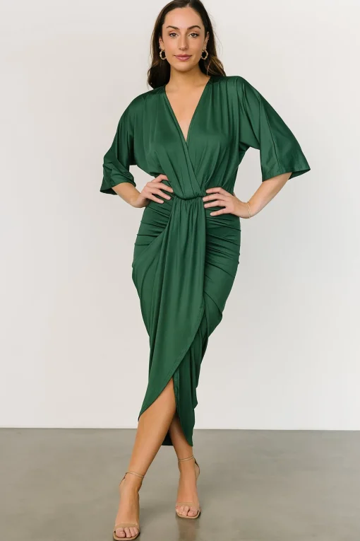 Mimi Midi Dress | Hunter Green | Baltic Born Best Sale