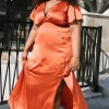 Prague Satin Maxi Dress | | Baltic Born Clearance