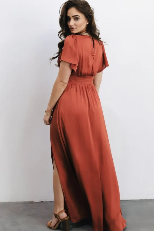 Prague Satin Maxi Dress | | Baltic Born Clearance
