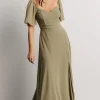 Sierra Sweetheart Maxi Dress | Dusty Olive | Baltic Born Cheap