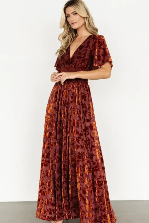 Veronica Velvet Maxi Dress | | Baltic Born Shop