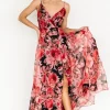 Vivienne Maxi Dress | Pink + Black Floral | Baltic Born New