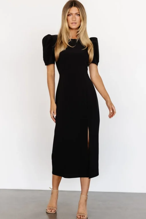Younge Puff Sleeve Midi Dress | | Baltic Born Shop