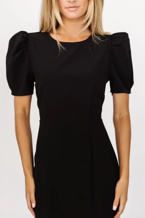 Younge Puff Sleeve Midi Dress | | Baltic Born Shop