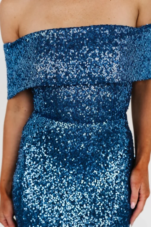Yvonne Off Shoulder Sequin Gown | | Baltic Born Hot