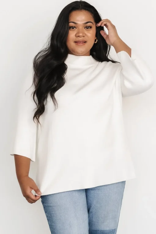 Zola Bell Sleeve Sweater | Off White | Baltic Born Hot